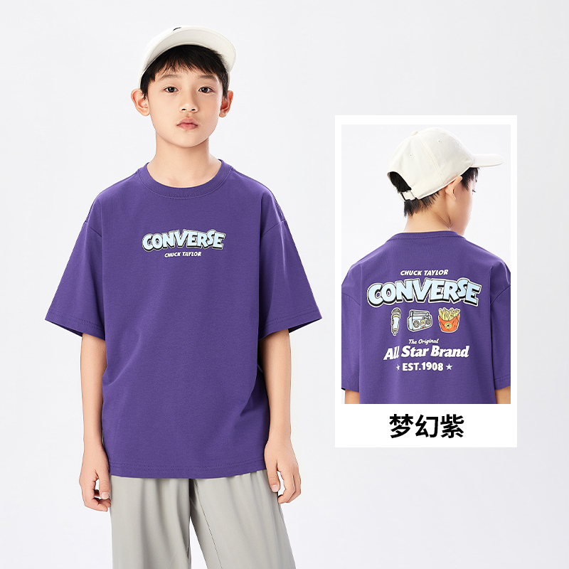 Футболка Converse (черная) — фото 8
