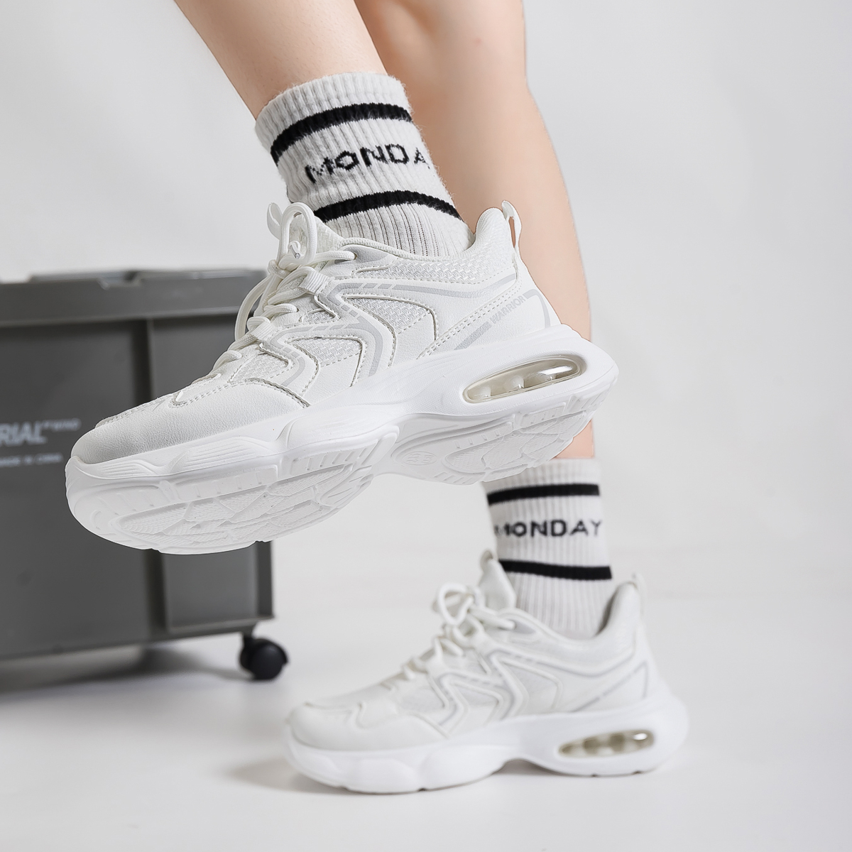 Warrior Slip Resistant Abrasion Resistant Cushioning Slip Resistant Abrasion Resistant Cushioning Low top Casual