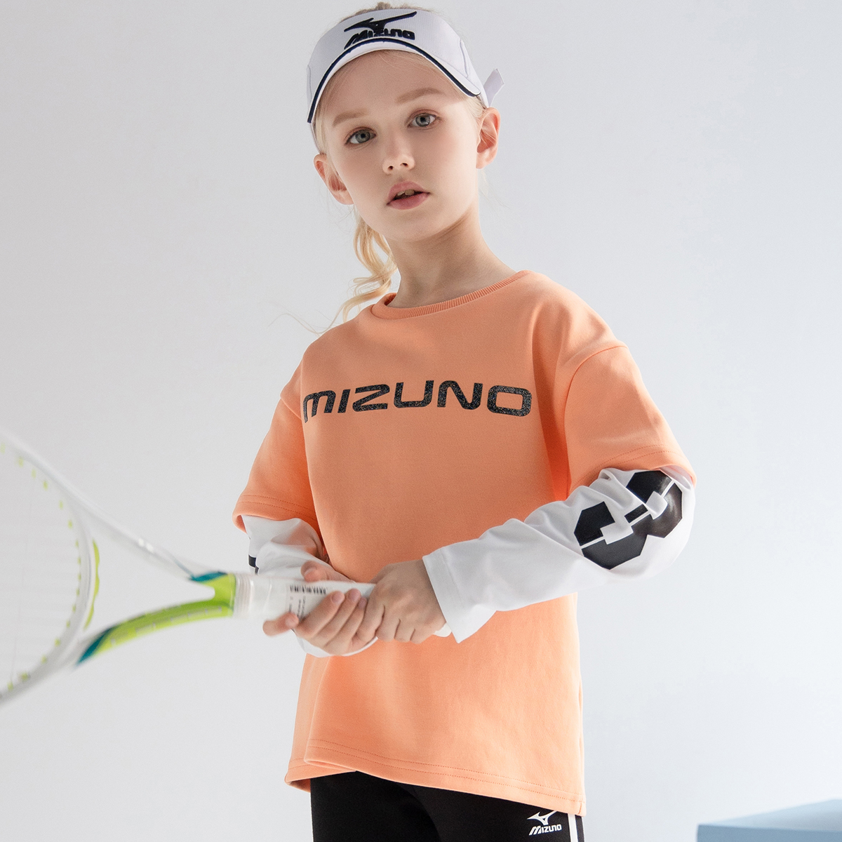 Женский свитшот Mizuno (синий) — фото 9