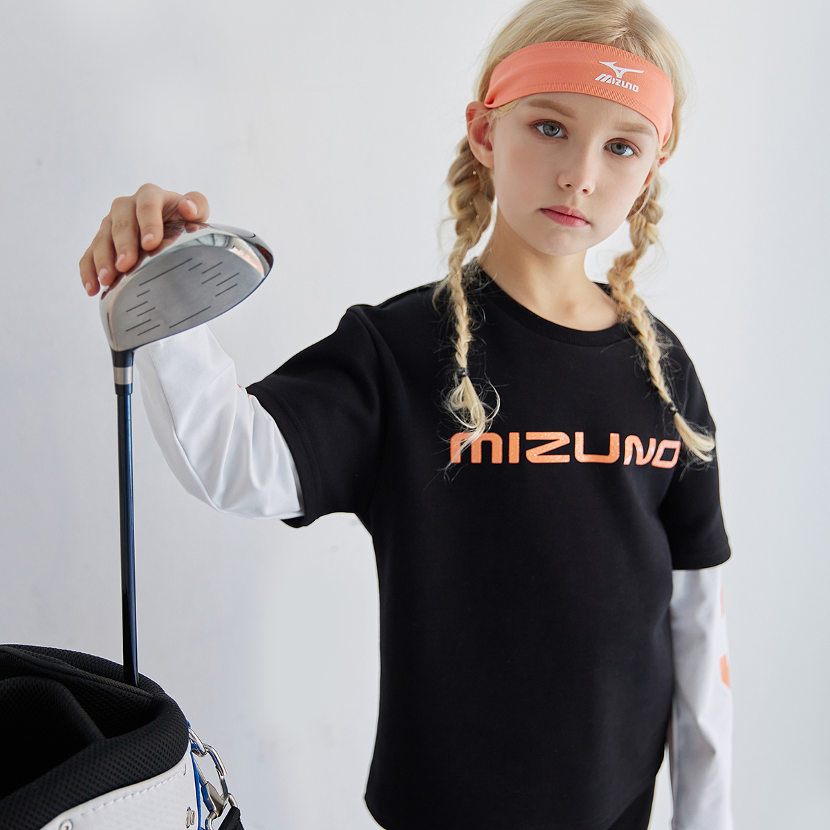 Женский свитшот Mizuno (синий) — фото 4