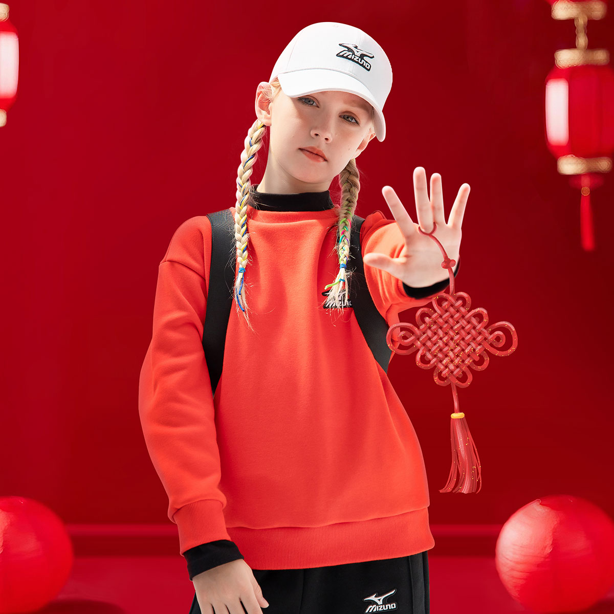 Женская толстовка Mizuno (разноцветный) — фото 13