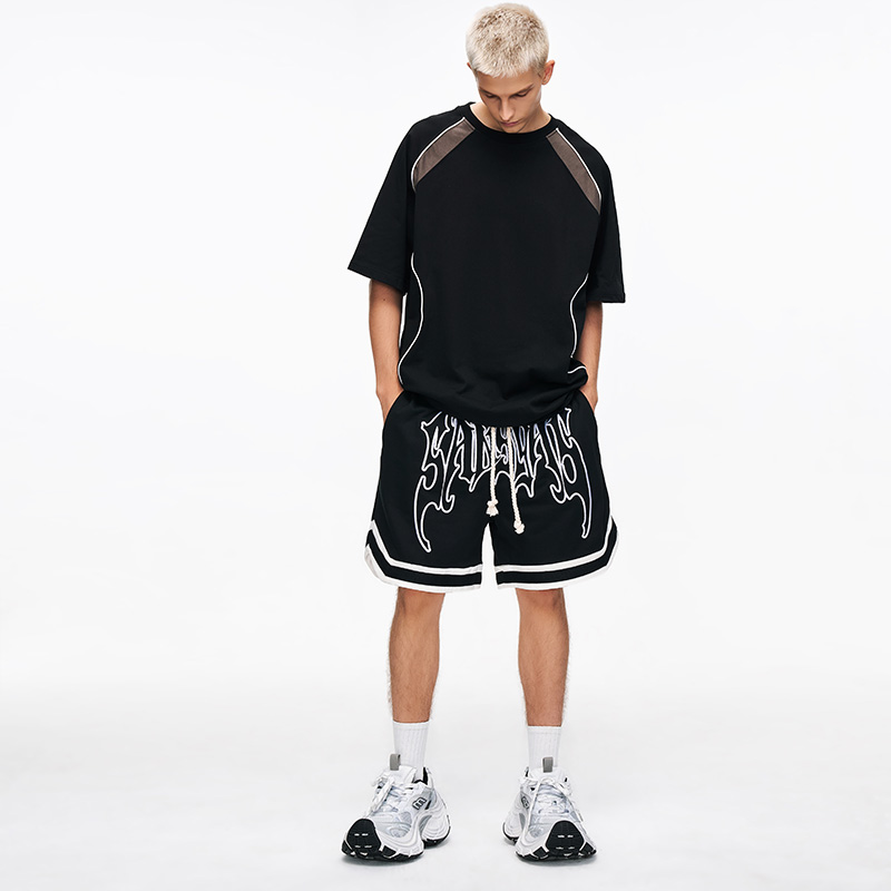 SANSYAS Basketball Shorts Unisex Black