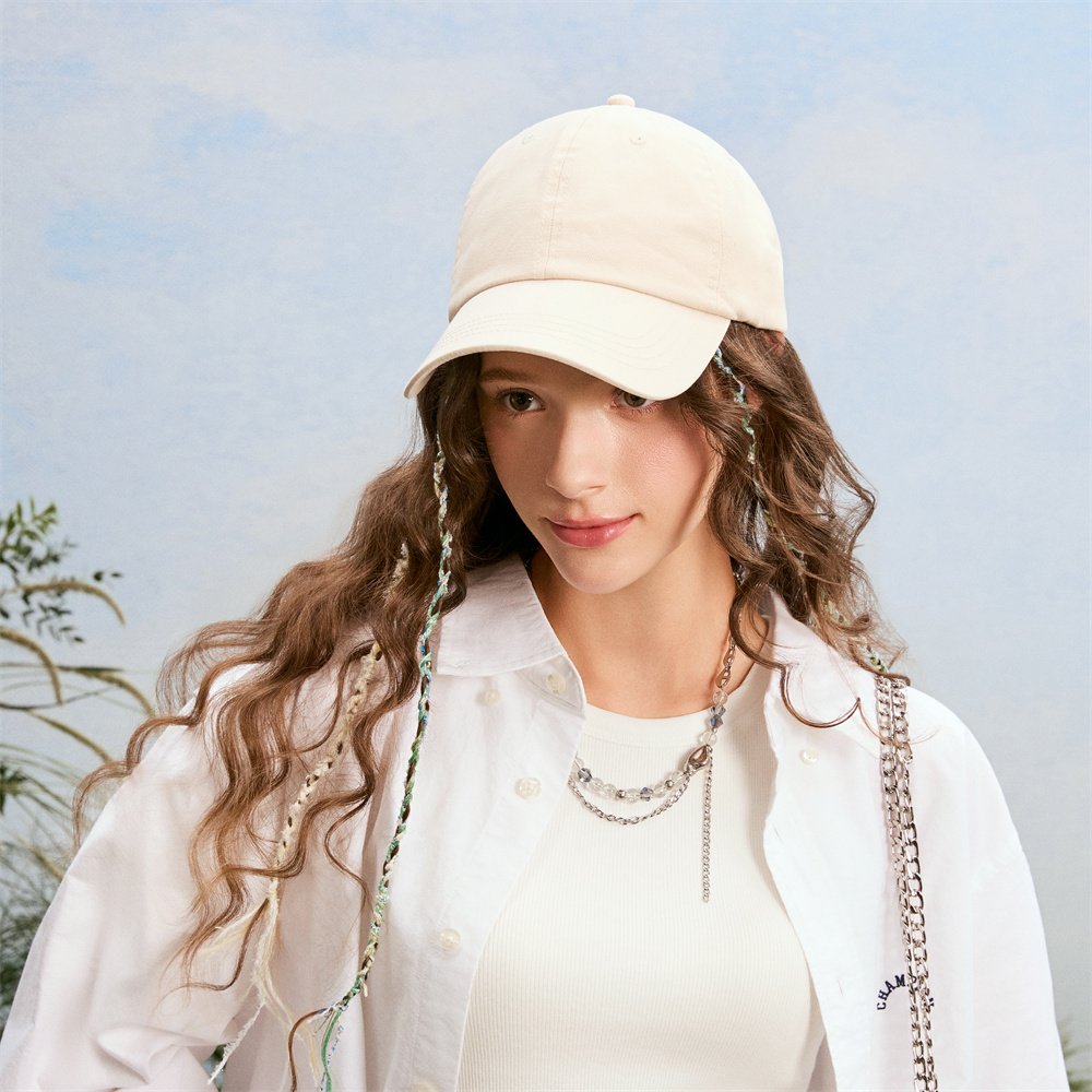 Кепка Champion FW24 C-Logo (бежевая) — фото 5