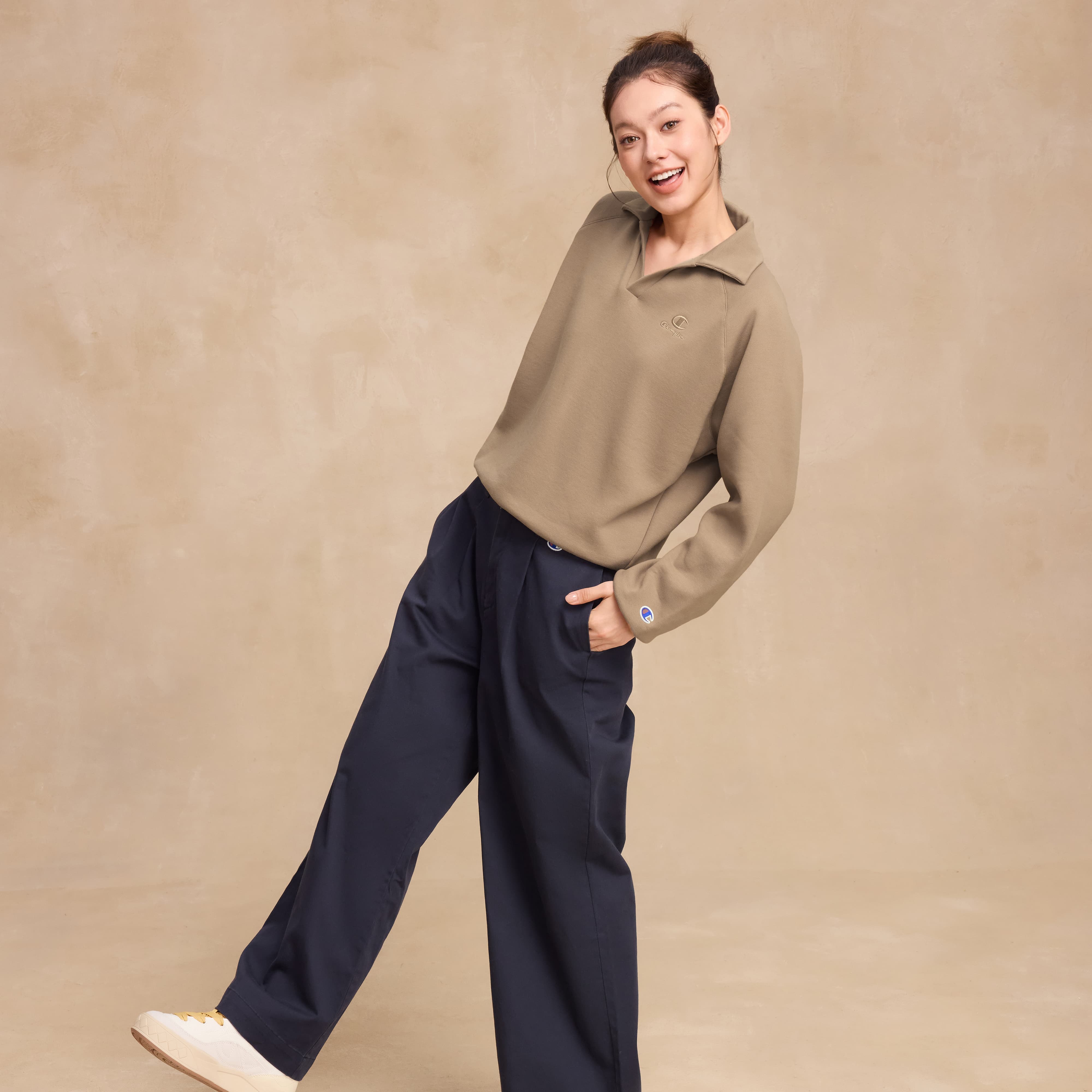 Женское худи Champion FW25 (серое) — фото 13