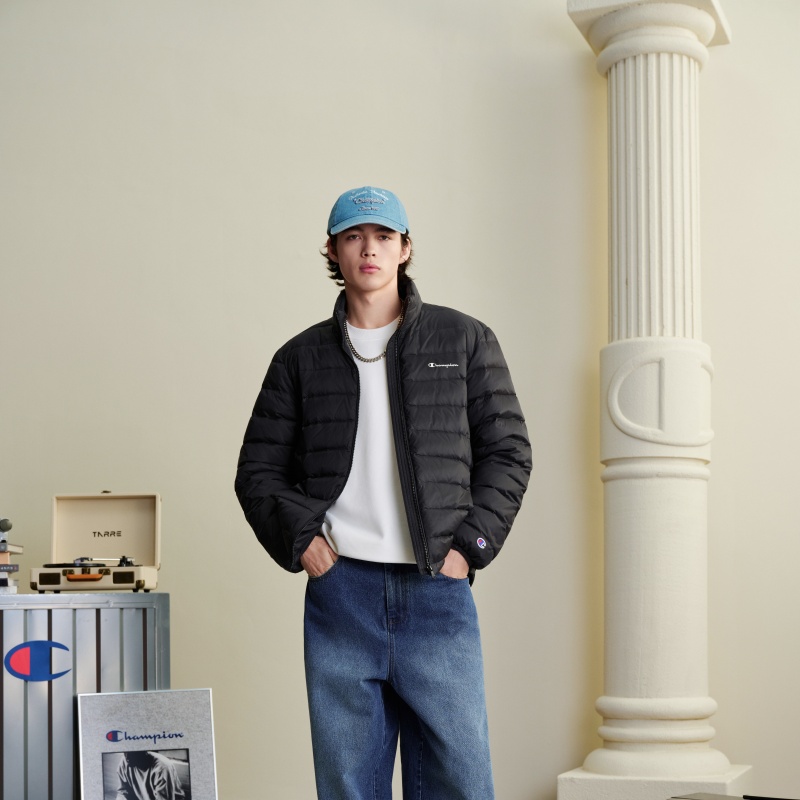 Пуховик Champion FW26 Authentic 90 (черный) — фото 4