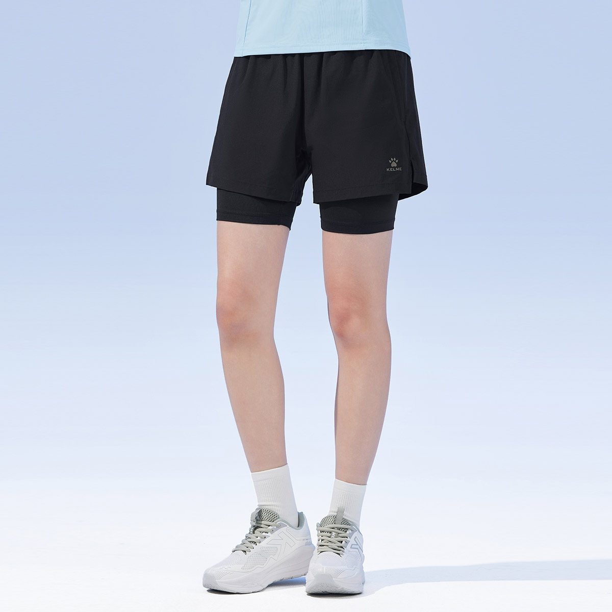 KELME Sports Shorts Women’s Thin Mock Two Piece