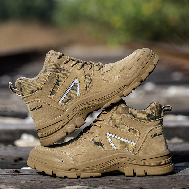 DINGGU Safety & Protective Shoes Men’s High Top
