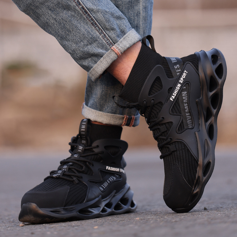 DINGGU Safety & Protective Shoes Men’s High Top