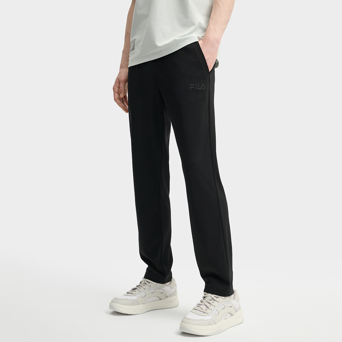 Мужские штаны Fila SS25 Heritage (черные) — фото 3