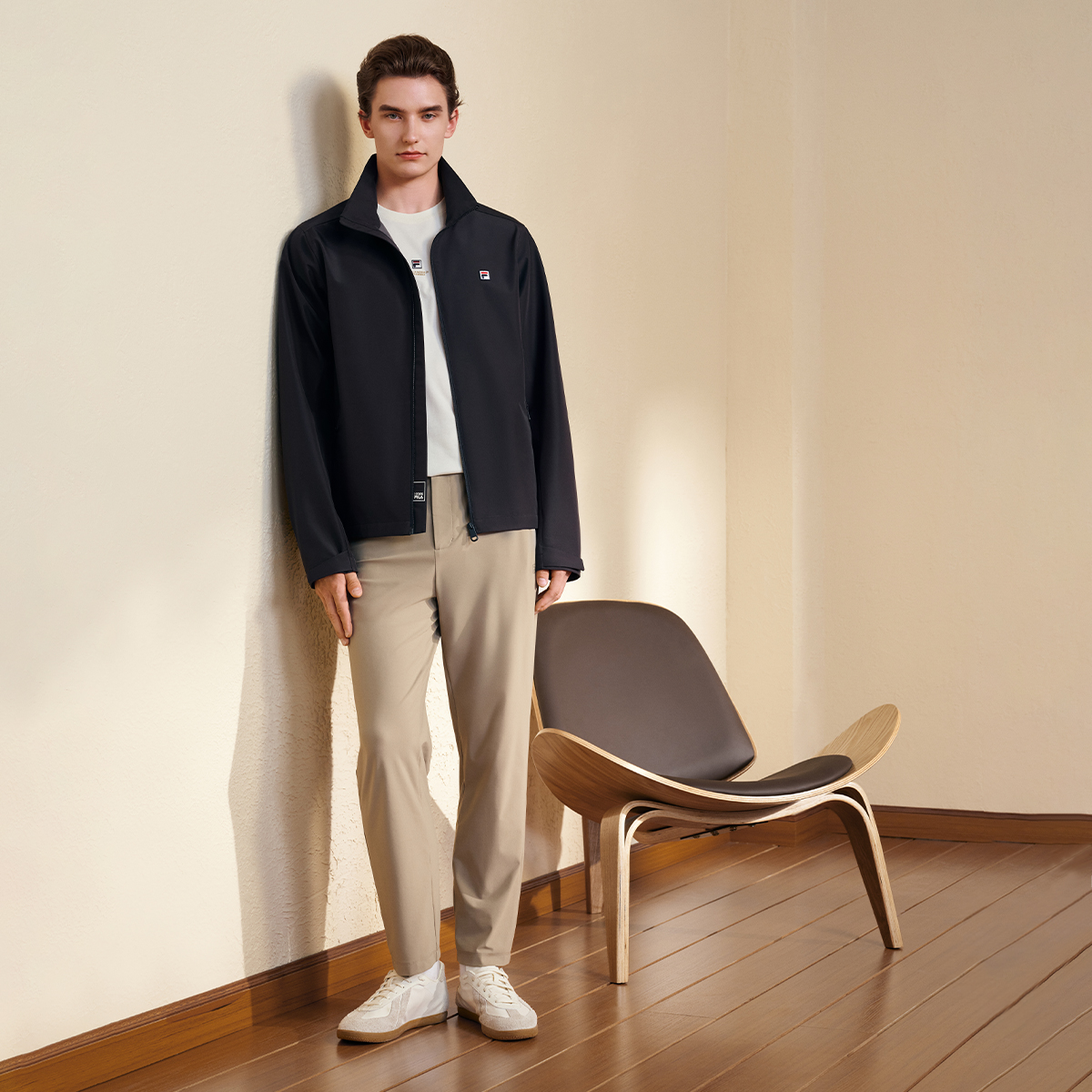 Мужская куртка Fila Heritage (синяя) — фото 6