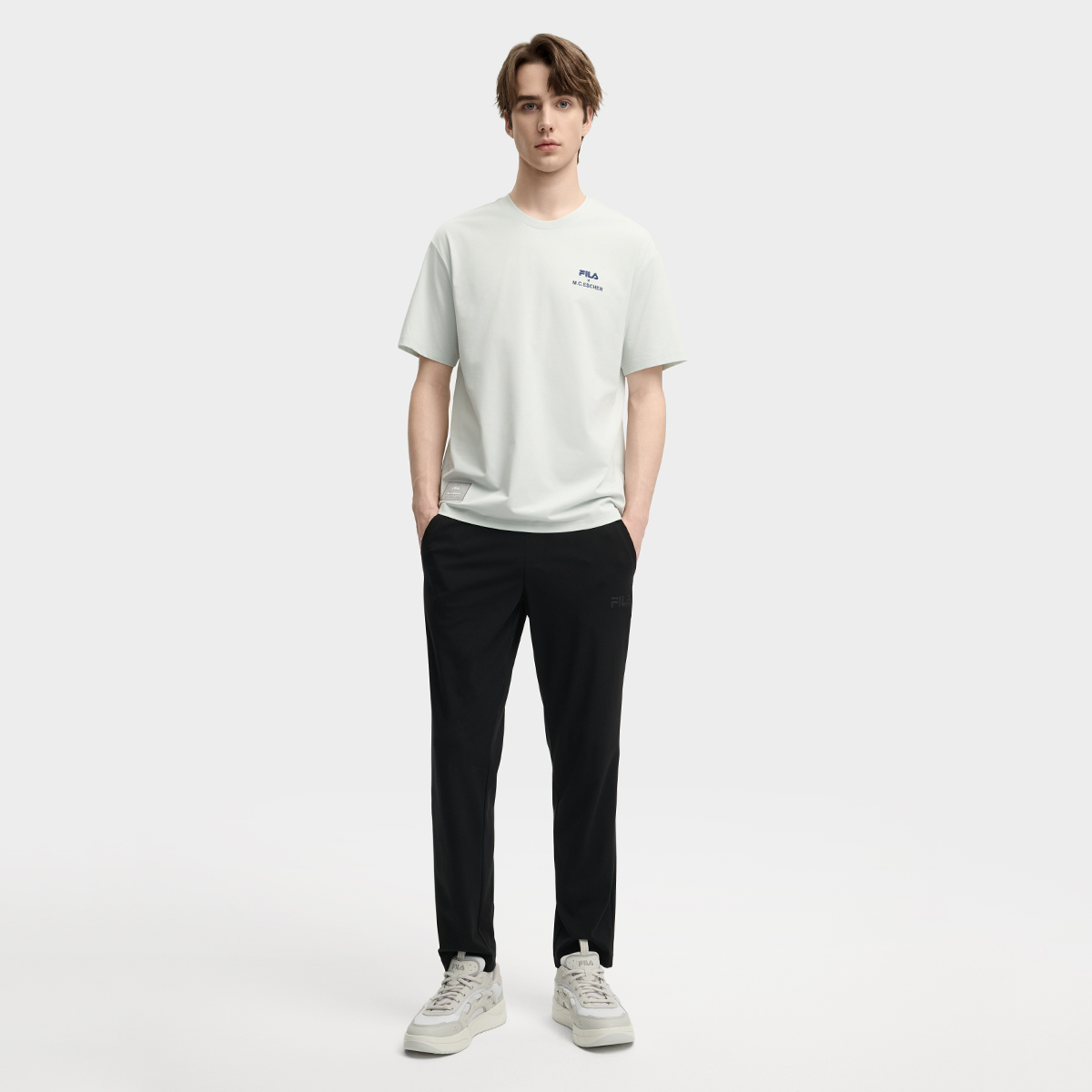 Мужские штаны Fila SS25 Heritage (черные) — фото 6