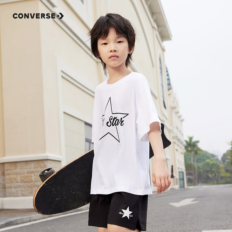Детская футболка Converse (белая) — фото 6