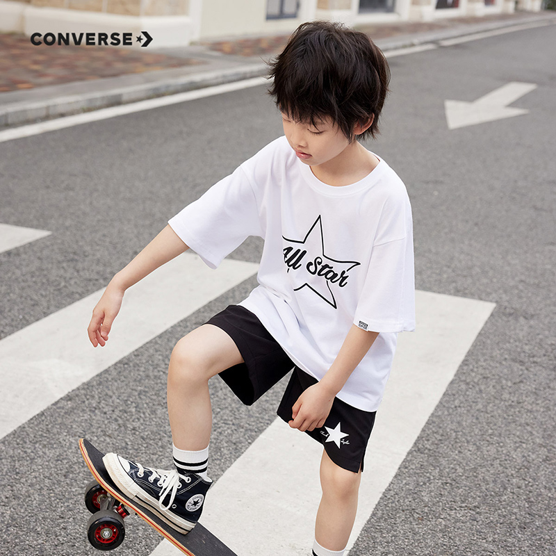 Детская футболка Converse (белая) — фото 5