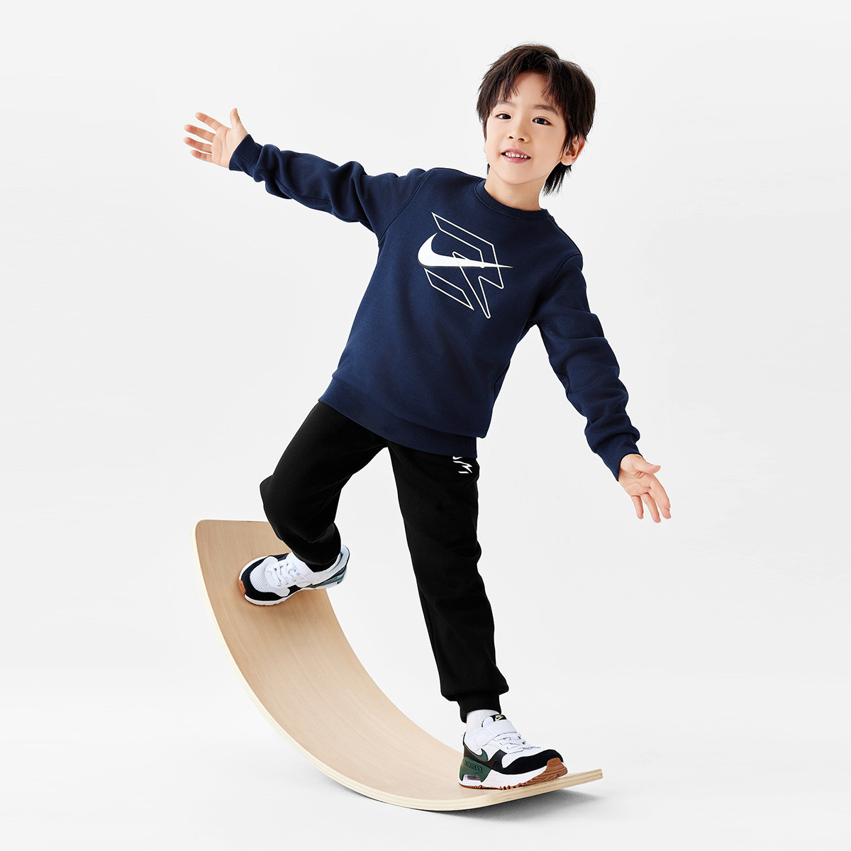 Подростковый костюм Nike 3Brand (синий) — фото 4
