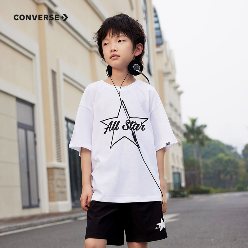 Детская футболка Converse (белая) — фото 3