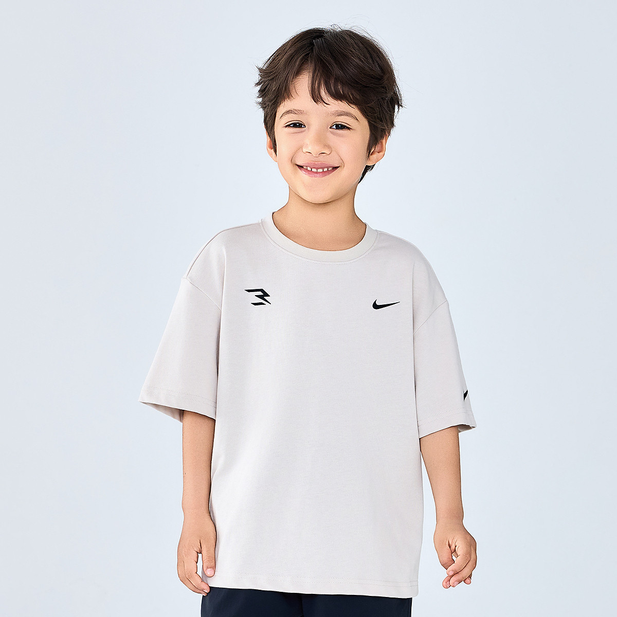 Мужская футболка Nike 3BrandT (черно-красная) — фото 8