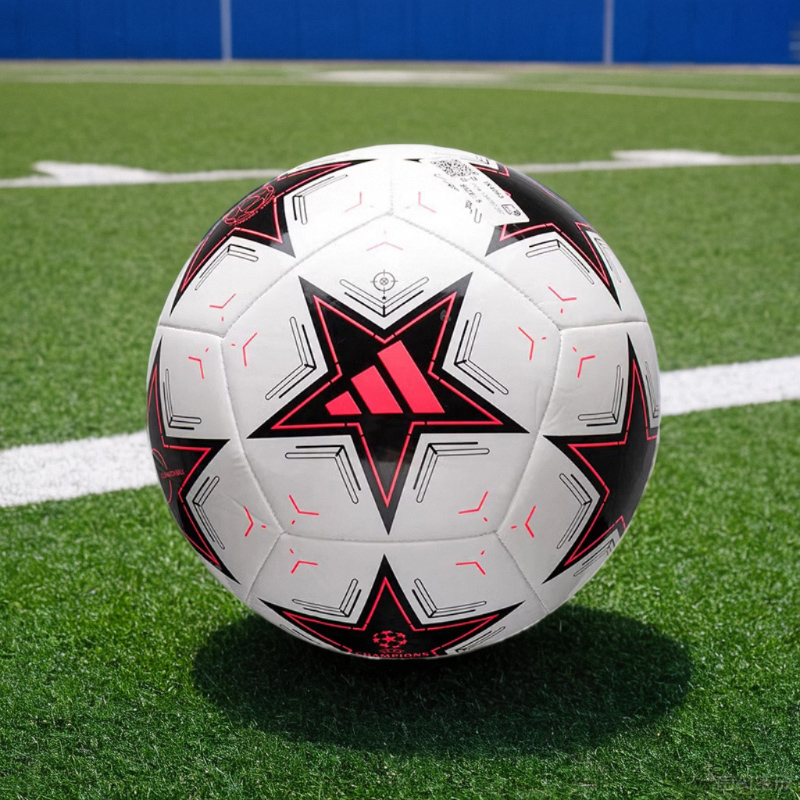 Adidas Size 5 Ball Soccer Ball TPU Machine Stitched Soccer Ball Unisex White Red