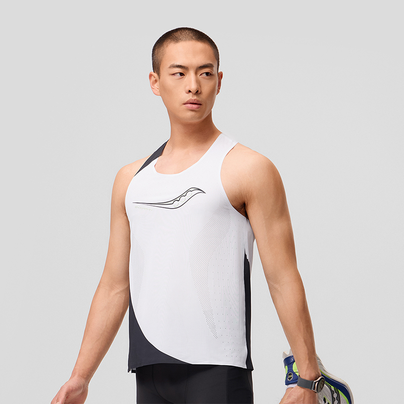 Saucony Running Tank Top Men’s White