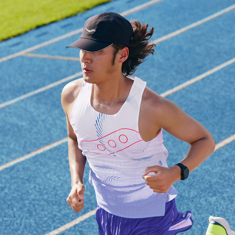 Saucony Running Tank Top Men’s Berry Purple