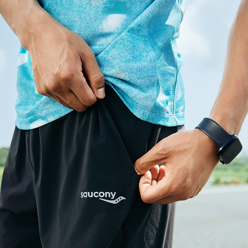 Saucony Sports Shorts Men’s Jet Black