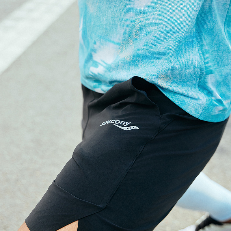 Saucony Sports Shorts Men’s Jet Black