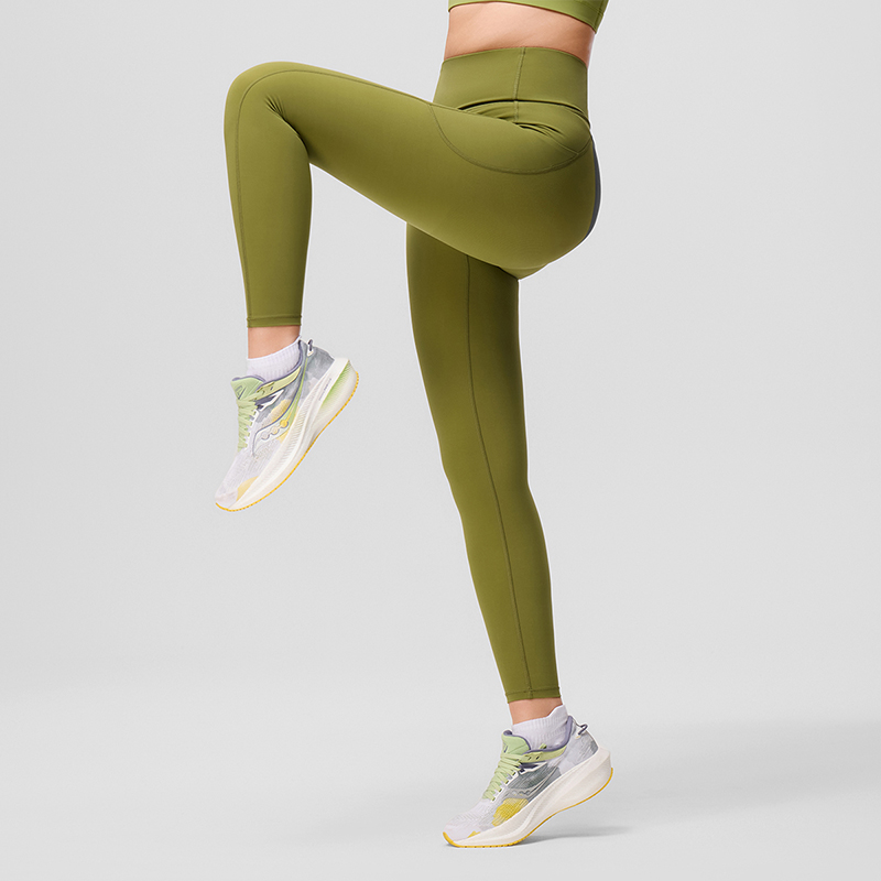 Saucony Leggings Women’s Light Yellow Army Green