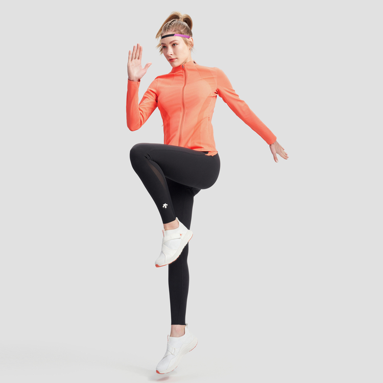 DESCENTE RUNNING Fabric Cushioning Breathable Low top Carbon Plate Casual Running Shoes Women’s White