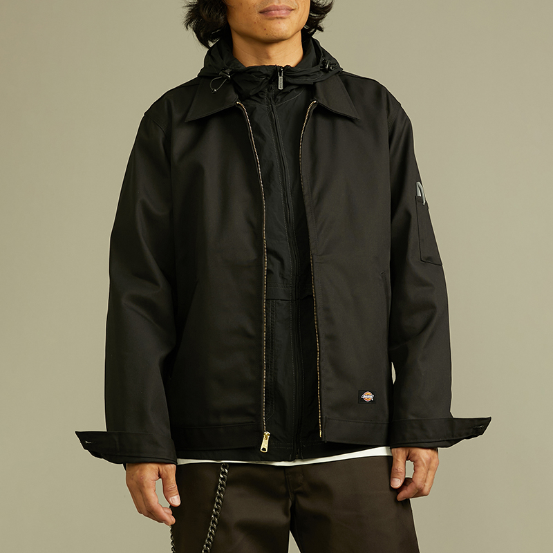 Мужская куртка Dickies 26 Logo (черная) — фото 3