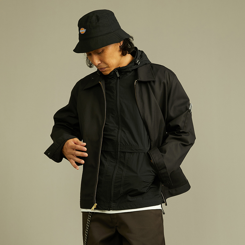 Мужская куртка Dickies 26 Logo (черная) — фото 4