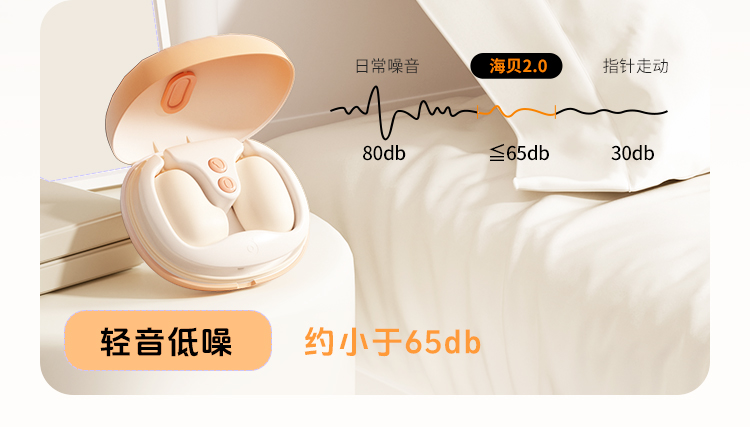 【香港直邮】 谜姬 海贝2.0抗菌吮吸震动跳蛋 渐变橙按键式
