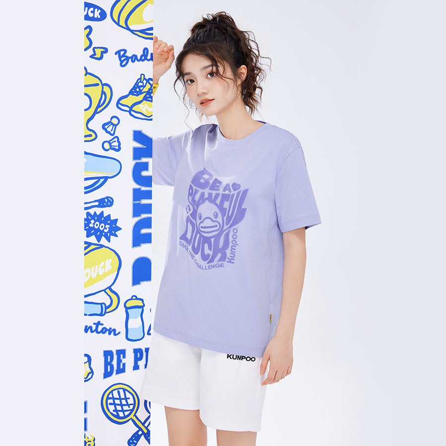 KUMPOO x B.Duck Badminton Jersey Unisex Purple