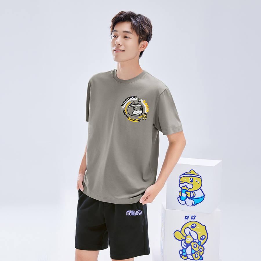 KUMPOO x B.Duck Badminton Jersey Unisex Gray