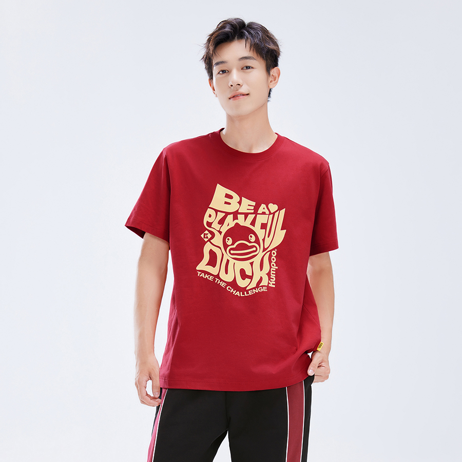KUMPOO x B.Duck Badminton Jersey Unisex Red