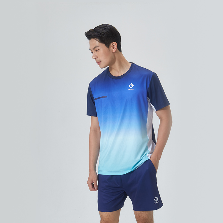 KUMPOO Badminton Jersey Men’s Blue
