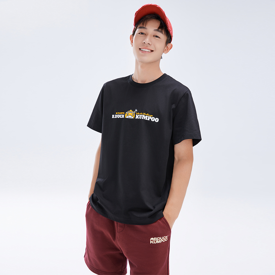 KUMPOO Badminton Jersey Unisex Black