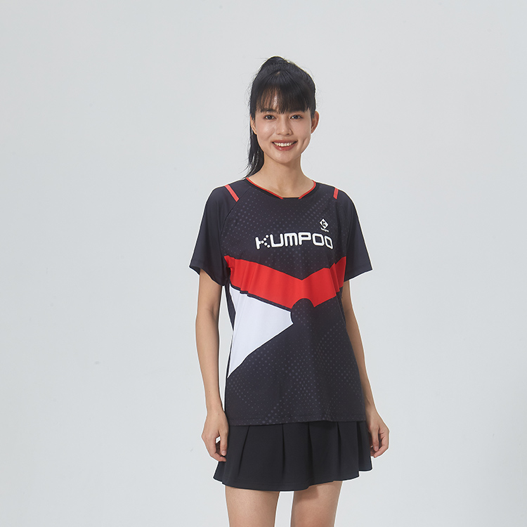 KUMPOO Badminton Jersey Women’s Black
