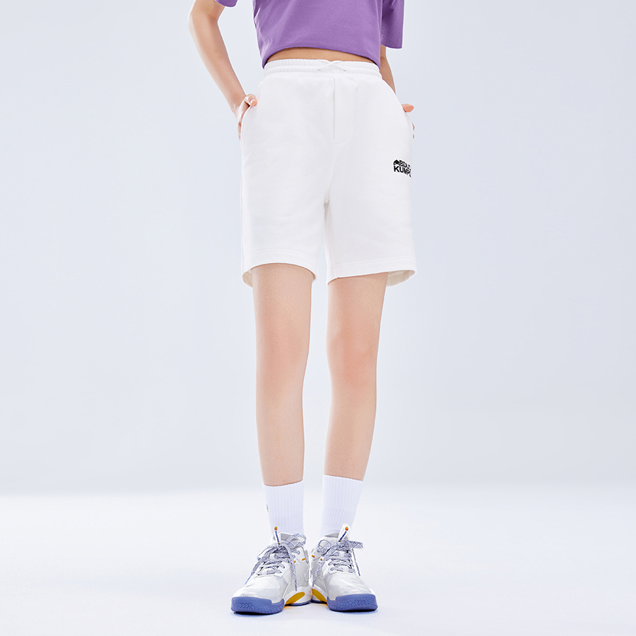 KUMPOO Sports Shorts Unisex Ecru