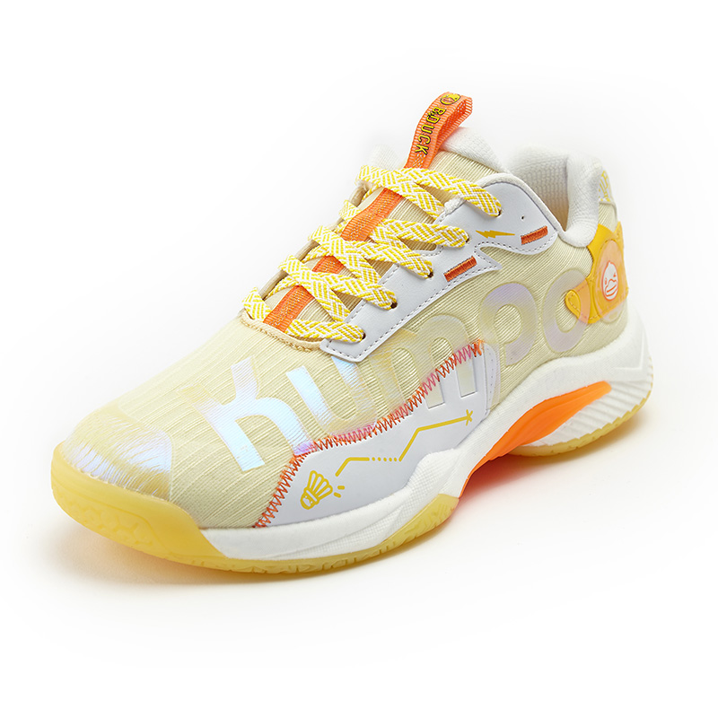 KUMPOO KH D72PRO B.DUCK Low top Badminton Shoes Unisex Orange Yellow
