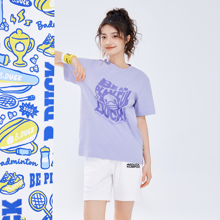 KUMPOO x B.Duck Badminton Jersey Unisex Purple