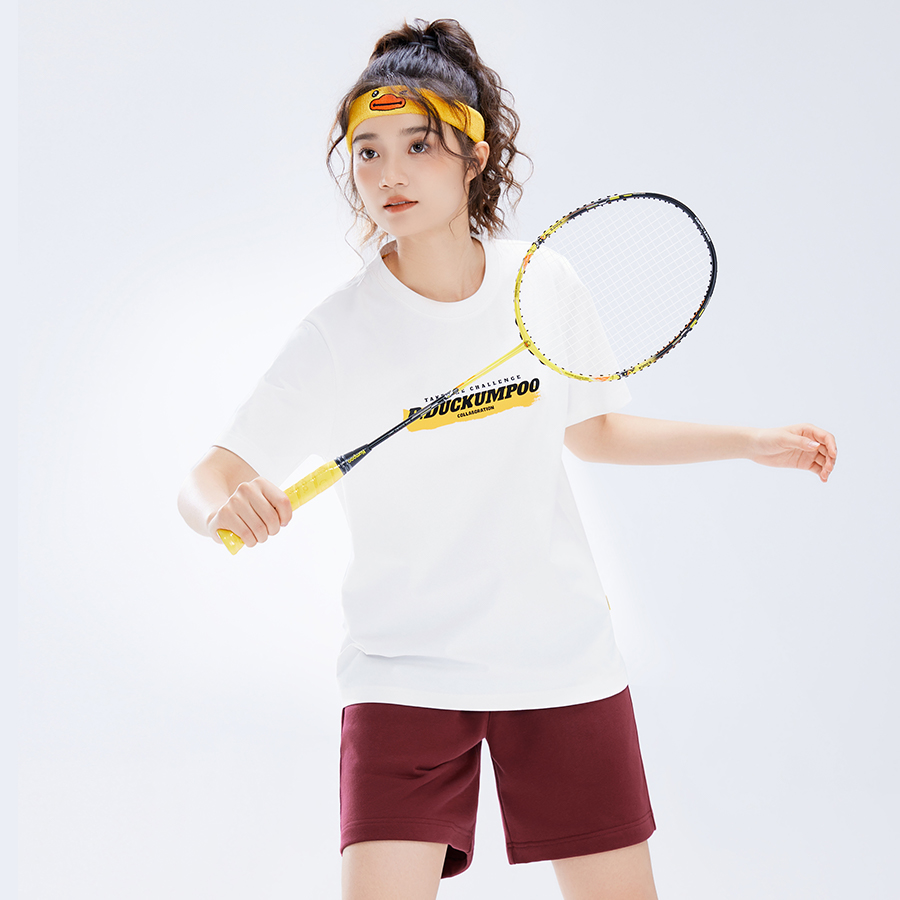KUMPOO x B.Duck Badminton Jersey Unisex White