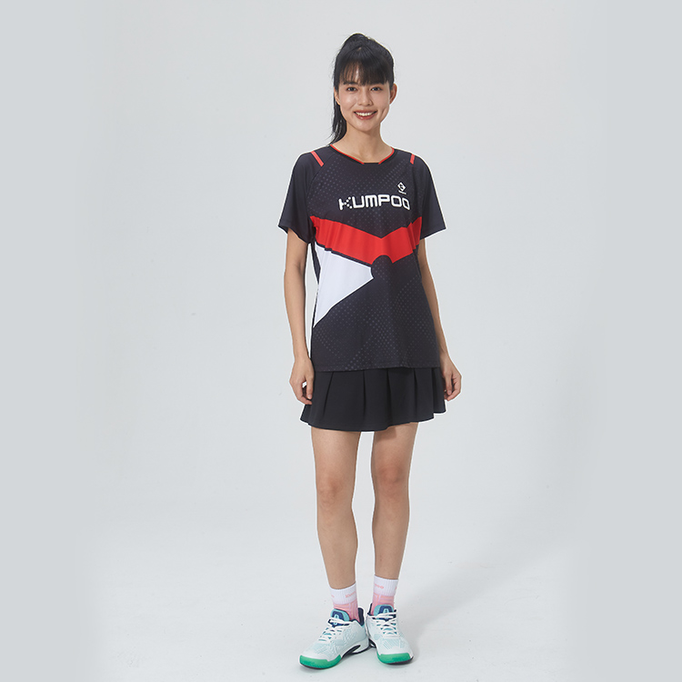 KUMPOO Badminton Jersey Women’s Black