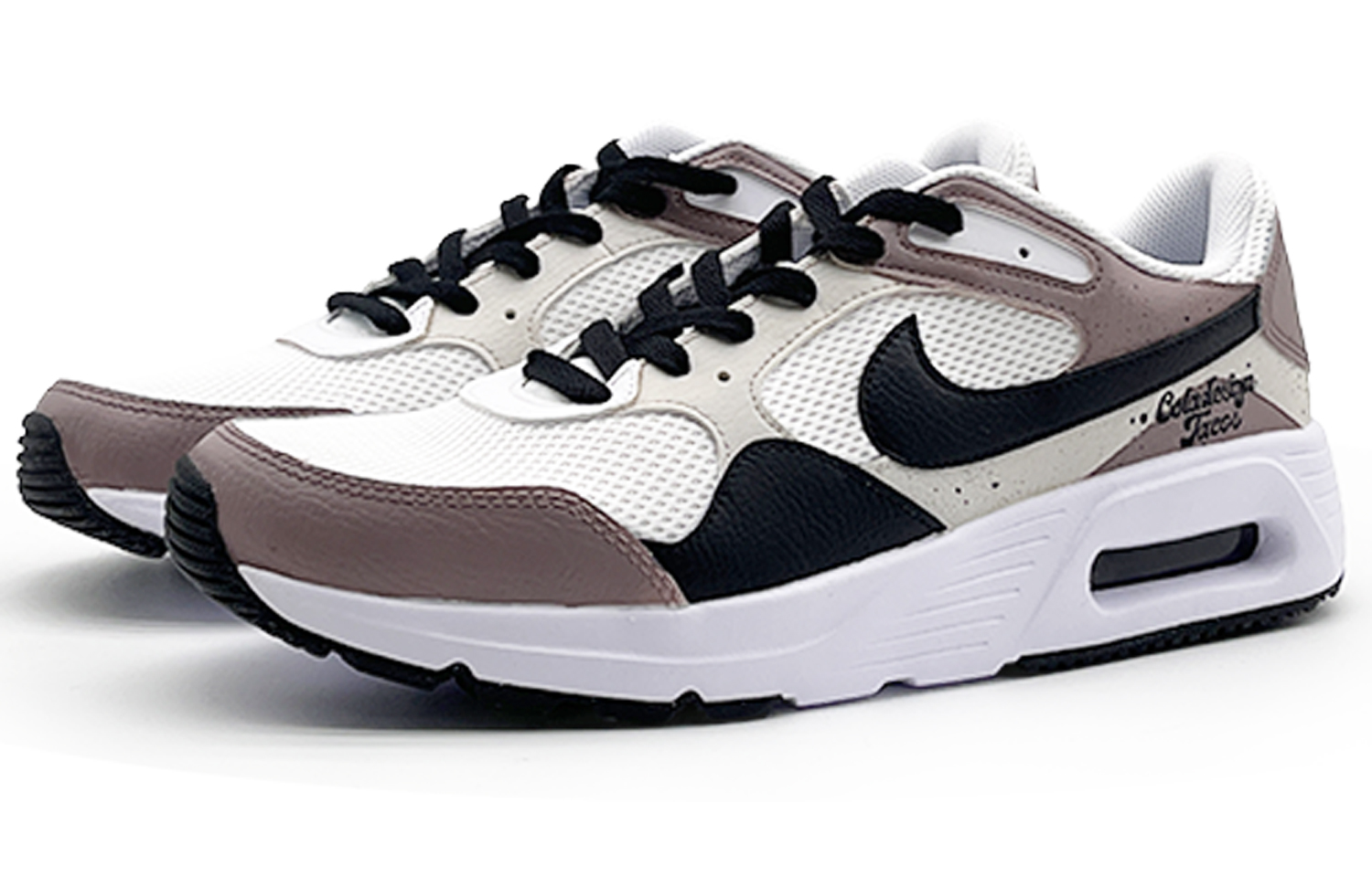 Nike Air Max SC Abrasion Resistant Low top Running Shoes Men’s White Gray