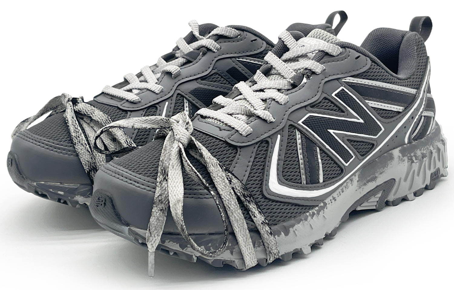 New Balance NB 410 Slip Resistant, Abrasion Resistant, Breathable Low top Running Shoes Unisex Black Gray