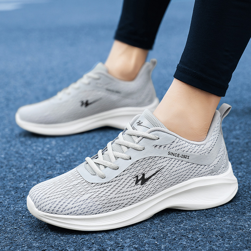 DOUBLE STAR 88 Breathable Lightweight Breathable And Lightweight Low top Running Shoes Men’s Gray