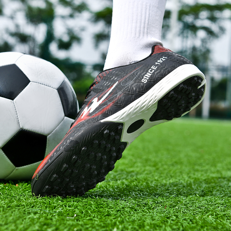 DOUBLE STAR 88 Comfortable Lightweight Soccer Shoes Unisex Black