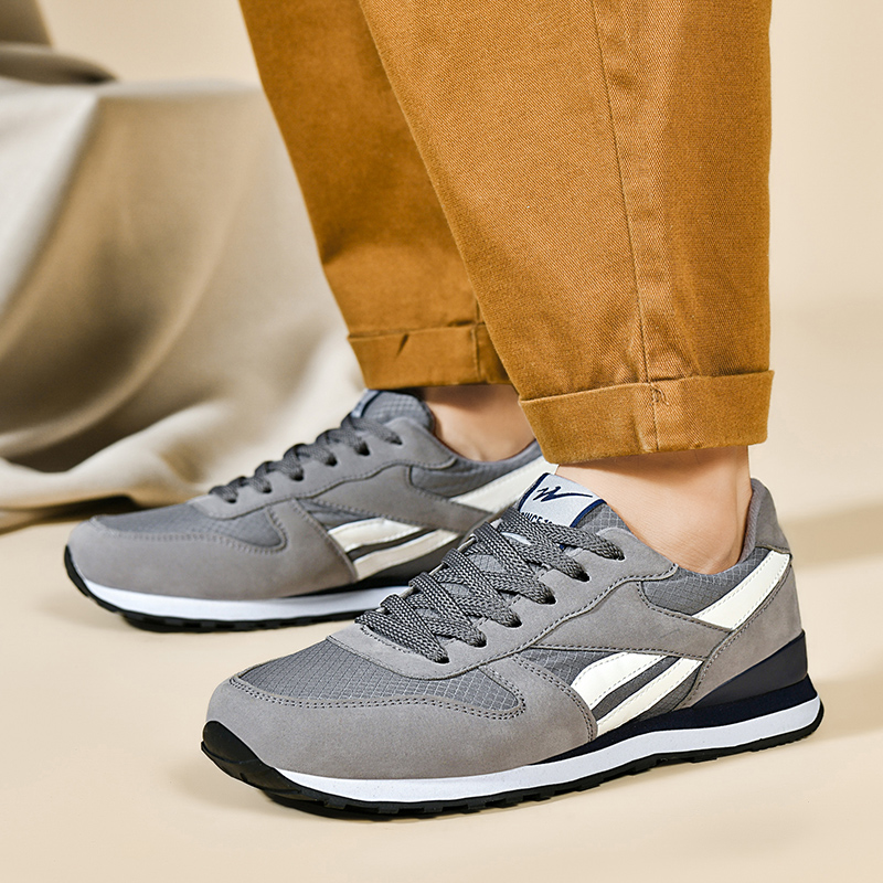 DOUBLE STAR 88 Slip Resistant Cushioning Slip Resistant Cushioning Low top Running Shoes Men’s Gray