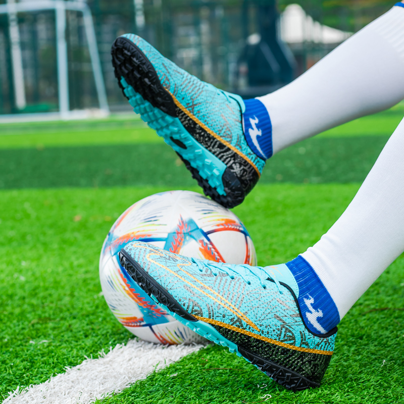 DOUBLE STAR 88 Breathable Lightweight Breathable And Lightweight Soccer Shoes Unisex Black Moon