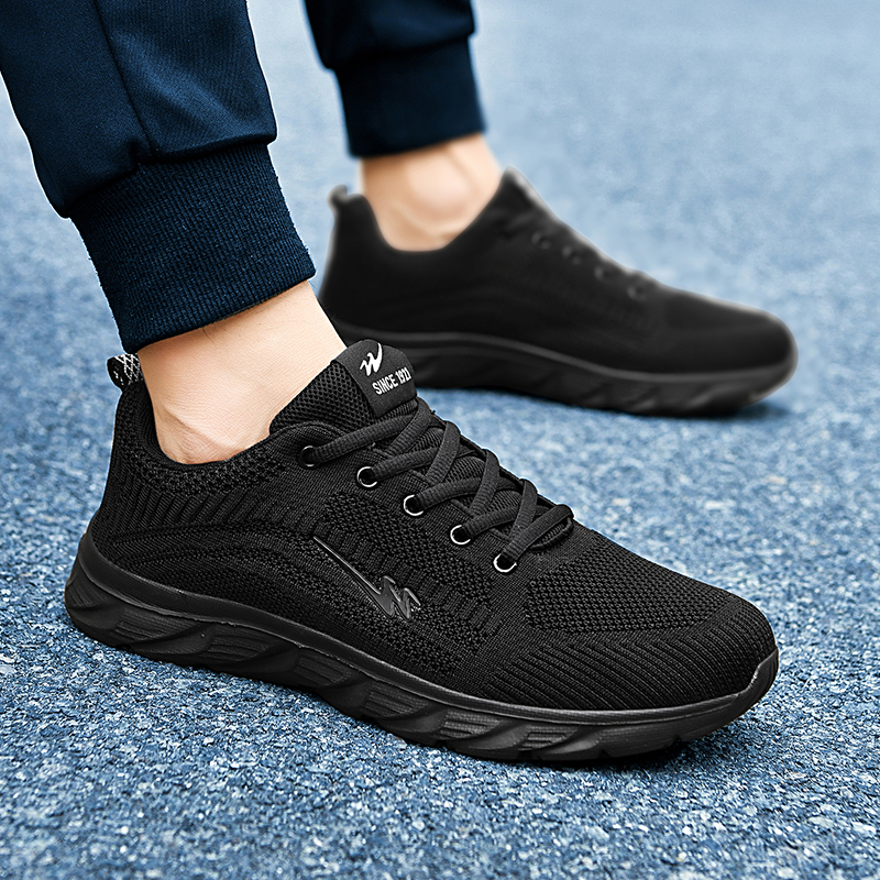 DOUBLE STAR 88 Slip Resistant Cushioning Slip Resistant Cushioning Low top Running Shoes Men’s Black