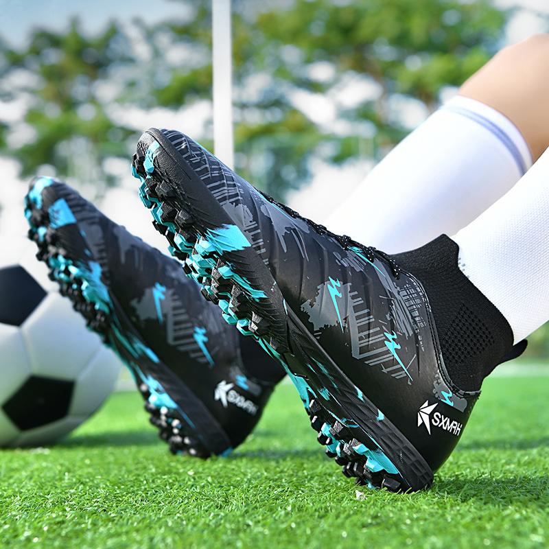 DOUBLE STAR 88 Abrasion Resistant Lightweight Wear resistant And Lightweight Soccer Shoes Unisex Black
