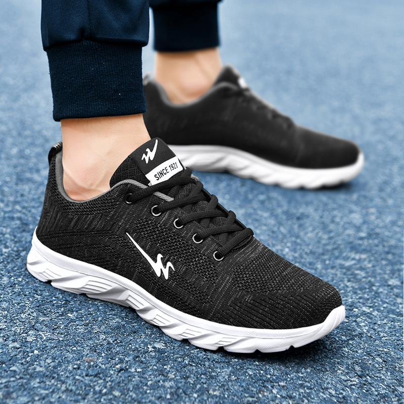 DOUBLE STAR 88 Cushioning Slip Resistant Cushioning Slip Resistant Low top Running Shoes Men’s Gray